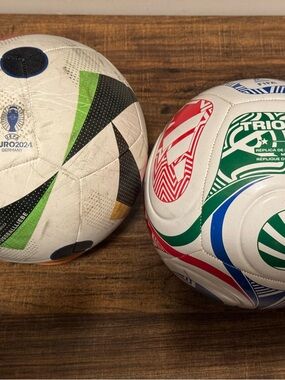 Pair of club soccer Balls size 5